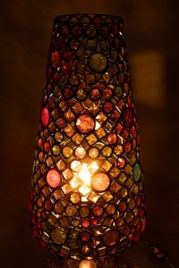 J-Line Table Lamp Long Iron/Plastic Mix Large