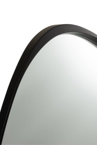 J -Line Spiegel Giles - Glass - Black - Large - Ø 90 cm