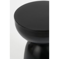Elliot Bijzettafel - H45 x Ø32 cm - IJzer - Zwart