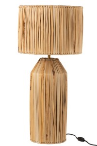 J-Line lamp Hanna Banana Leaves - jute - natural