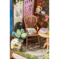 Robotime, DIY Huisje Fancy Tea Yard, DS038, 11x10x10,5cm