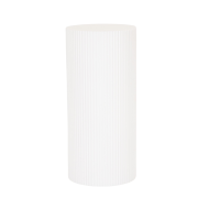 Side Table / Pillar- Cylinder - MDF - White - 30x65cm
