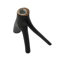 The Triple Twig Candle Holder - Zwart