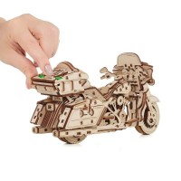 Eco Wood Art 3D Mechanical Wooden Puzzle Bike, 3007, 22.6x8.4x12.3cm