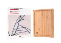 Kitchen accessories - KOTAI bamboo cutting board with juice groove and hidden handles - 40 x 30 x 2 cm