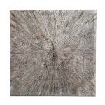 Zapp White Ribbed Wallpanel Square L