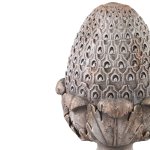 Caibyn Grey Magnesia Pinecone Statue B
