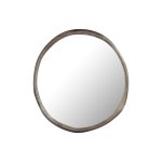 Limera Brass Alu Round Mirror Irregular Border S