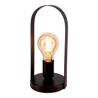Metal table lamp "Faro" h: 28.5cm black
