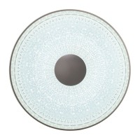 LED ceiling light "Boise" Ø 51 cm with many functions, made of metal and plastic, white, with integrated LEDs, lighting for living rooms or office