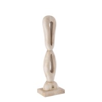Rhyce Natural Mango Wood Statue Open Figure S