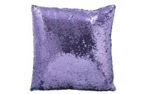 J-Line Cushion Reversible Sequin Blue/Purple