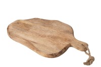 J-Line Organic Oval cutting board - wood - natural - L