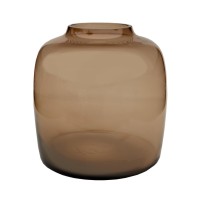 Vaas glas - M - H25 W25 - Bartica - Taupe