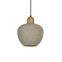 Hanglamp NOVA parelgrijs Ø24x20cm