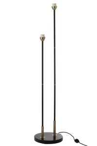 J-Line lamp Standing Bollie - stone/marble - black