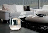 LED Tischleuchte "SMOKY" d:43cm