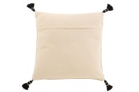 J-Line cushion Graphic Shapes Square - cotton - gray