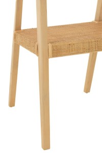 J-Line chair Square Open Sungkai - wood - natural