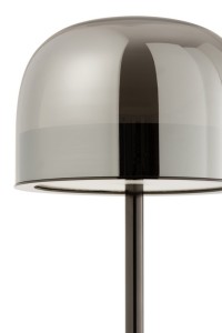 J-Line table lamp Topja - glass/metal - silver