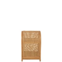 J-Line Ellen Rotan kast - 2 deuren - jute - naturel - S