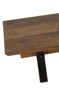 J-Line Aged sofa - wood - brown