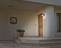 LED wall lamp "pallas", made of metal and plastic in anthracite, with integrated LED