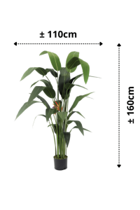 Artificial Strelitzia Plant With Flower 160cm