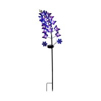 LED Solarleuchte "VIOLA" , für Außen, Erdspieß aus Metall in Violett, mit integrierter LED
