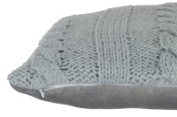 J-Line cushion Twist - polyester - gray