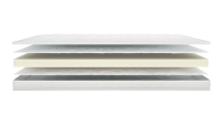 Mörgenn Luxe Topmatras Traagschuim - Dikte: 10 cm 120x220