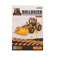 Wooden Puzzle 3D Bulldozer, Robotime, TG509K, 18x6.5x9cm