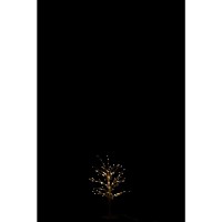 J-Line kerstboom Kaal - metaal - zwart - small - LED