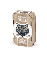 Houten Legpuzzel Eagle-Owl, Eco Wood Art, Size M, 3601, 27,8x28,1x0,4cm