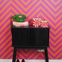 Deco Jar - Swirl - Dolomite - rood/roze - 11x11x14,5 cm