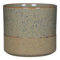 Lago Bloempot - H17 x Ø18 cm - Crème