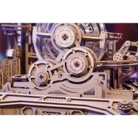 Robotime, 3D DIY Houten Modelbouwpakket Gearball Scramble, Marble Run, EGC01, 29,5x19,5x23,5cm