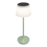 Solar battery lamp "Emmi" 38 cm high, umbrella Ø 13 cm, metal in MINT and white plastic, for the outdoor area, dimmable CCT.