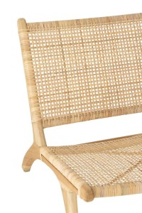 J-Line sofa Woven - wood - natural