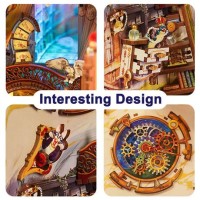 Tonecheer, DIY Book Nook, Magical Library Bookend, TQ134, 18,2x10,7x28,3cm