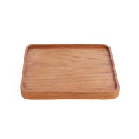 Het Teak Vierkant Bord - Naturel - M