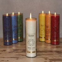 Chakra kaars, Witte Lotus, 30030, ca. 20 cm,