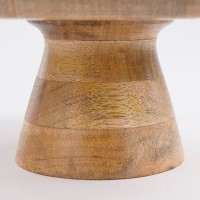 Tallo Cake stand - H10 x Ø30 cm - 100% FSC Mango wood - Light brown