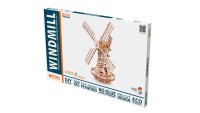 Eco Wood Art 3D Mechanical Puzzle Windmill, 2130, 34x19.5x40cm