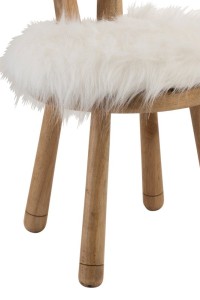 J-Line chair Ear Sheep - wood - natural