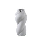 Donnella Taupe Ceramic Matt Glazed Thick SwirlpotS