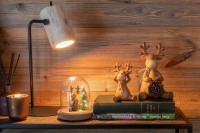 J-Line Silas Berangen desk lamp - wood - natural