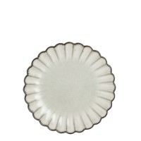 Corfu Breakfast plate - H3 x Ø21 cm - Ceramic - Gray