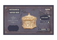 Music Box Wood DIY 3D Puzzle Secret Garden, Robotime, AMK52, 13.5x13.5x14cm