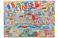 J-Line Wall Decoration Paris Pop Art Canvas Mix
